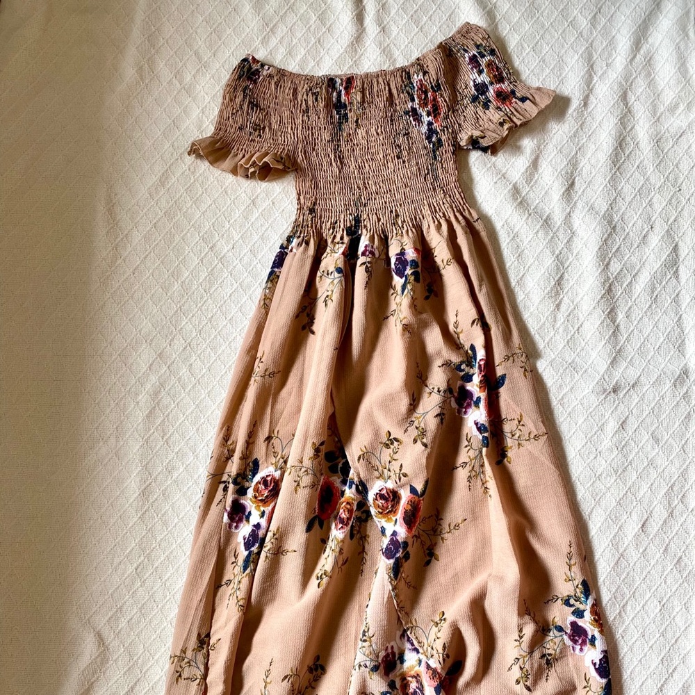 Off the shoulder dress